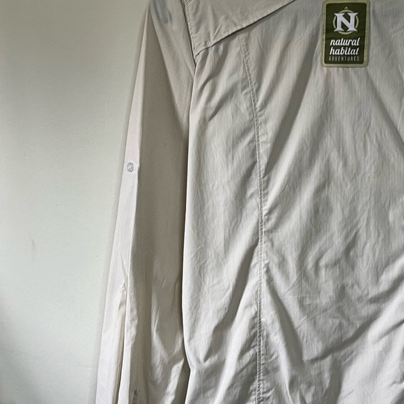 Exofficio Insect Shield Pinstriped Top Sz Small (4-6) - Picture 6 of 10